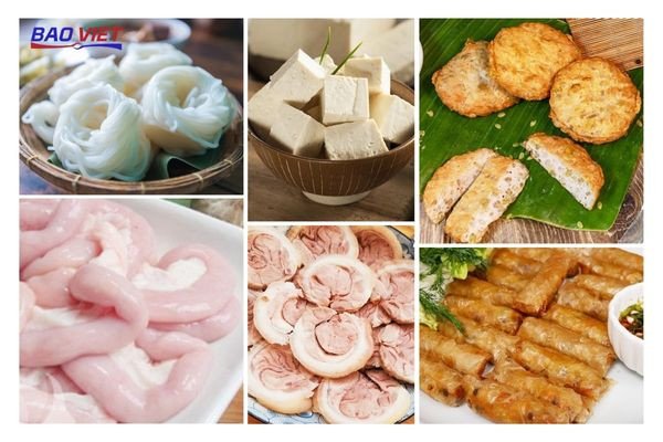 Các loại nguyên liệu cơ bản để làm bún đậu mắm tôm