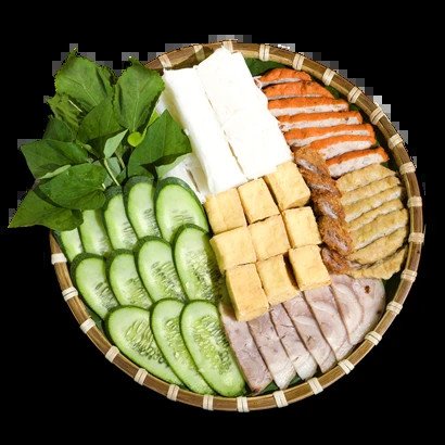 Các thành phần cơ bản của một mẹt bún đậu mắm tôm cơ bản