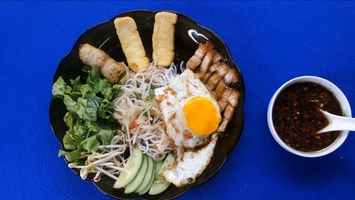 cách làm bún ngan trộn xì dầu