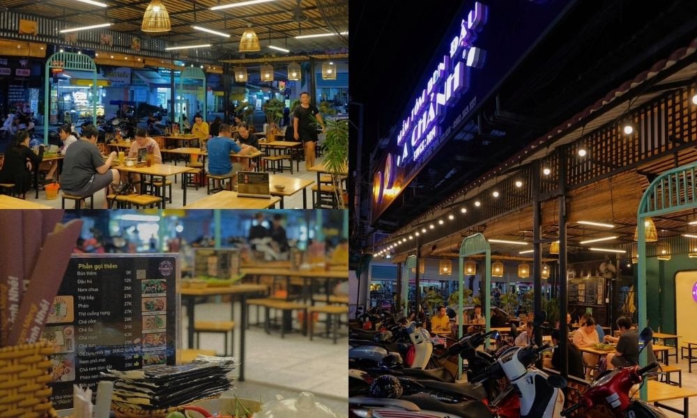 Đa dạng các loại topping ăn kèm như chả cốm, dồi sụn và thịt chân giò