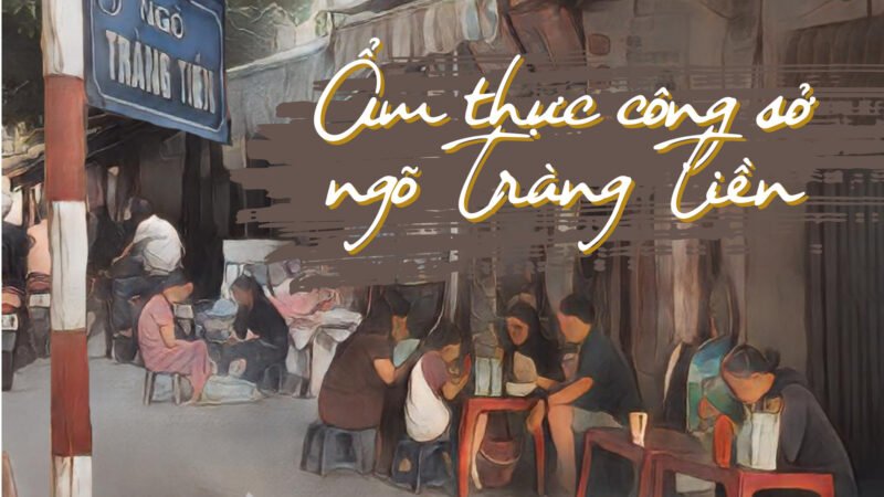 Đầu bếp đang chuẩn bị một mâm bún đậu đầy đủ topping
