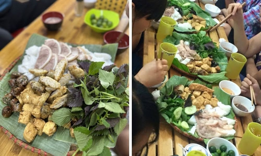 Đậu phụ được chiên vàng giòn rụm, hấp dẫn