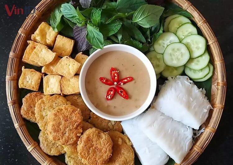 Nước chấm mắm tôm chay từ tương hột và chao