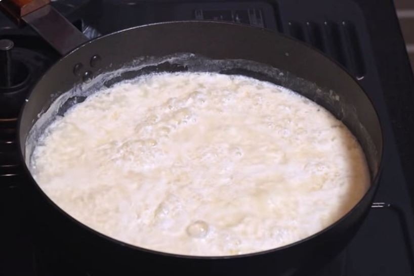 Quá trình kết tủa protein từ sữa đậu nành để làm riêu chay