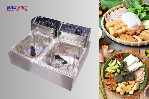 Sử dụng bếp chiên đôi để tăng hiệu suất