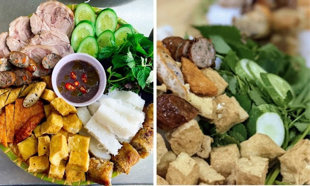 Thực khách đang dùng bữa vui vẻ tại một quán ăn có không gian sạch sẽ
