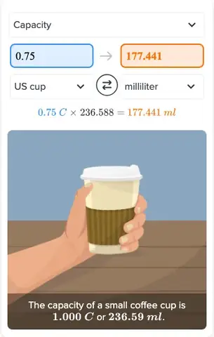 Chuyển Đổi 3/4 Cup Sang Ml: Bảng Quy Chiếm Chuẩn Cho Mọi Công Thức Nấu Ăn