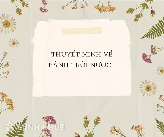 Bài Thuyết Trình Về Bánh Trôi Ngũ Sắc: Ý Nghĩa, Cách Làm Và Nguồn Góc