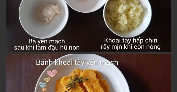 Bánh Khoai Tây Yến Mạch: Công Thức Dinh Dưỡng Và Hướng Dẫn Thực Hiện Chi Tiết