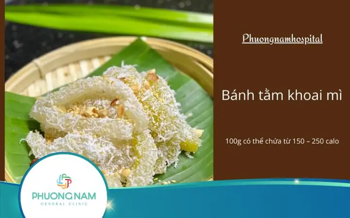 Bánh Tằm Khoai Mì Bao Nhiêu Calo?