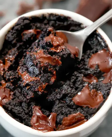 Món Bánh Brownie Cốc Đơn Giản Nhanh Chóng