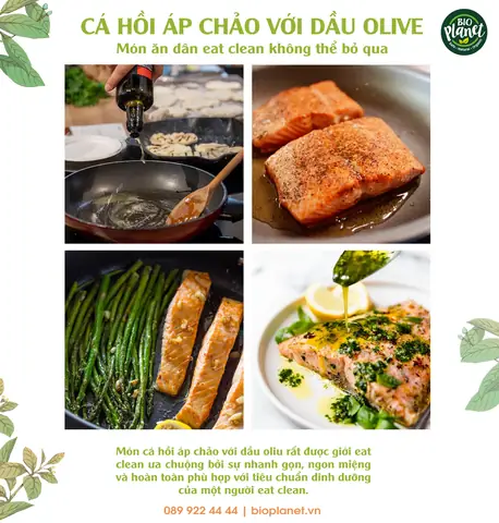 Cách Làm Cá Hồi Áp Chảo Dầu Oliu Chuẩn Vị Nhà Hàng