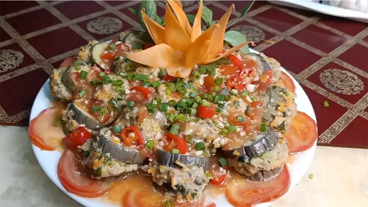 Món Cà Tím Nhồi Thịt Sốt Chua Ngọt Chuẩn Vị, Dễ Làm Tại Nhà