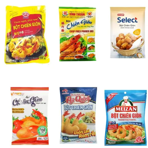 Các Loại Bột Chiên Giòn Phổ Biến Nhất: Lựa Chọn Hoàn Hảo Cho Món Ăn Thêm Giòn Ngon