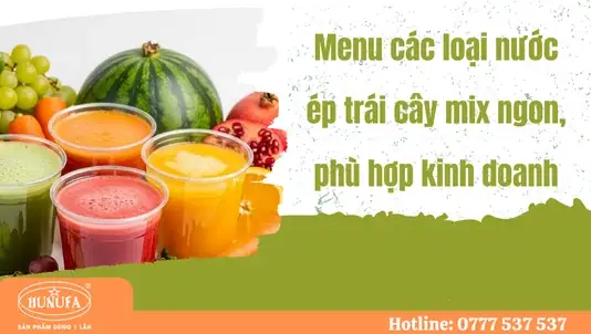 Khám Phá Thế Giới Các Loại Nước Ép Mix: Sức Mạnh Từ Sự Kết Hợp Hoàn Hảo