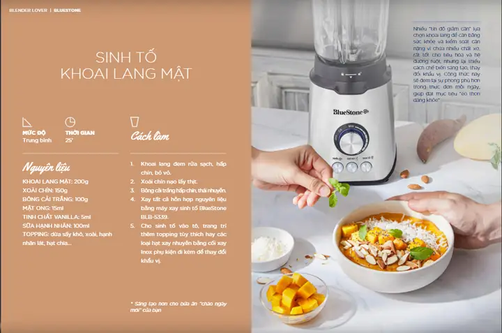 Các Món Ăn Làm Từ Máy Xay Sinh Tố: Khám Phá Thế Giới Ẩm Thực Đa Dạng Chỉ Với Một Thiết Bị