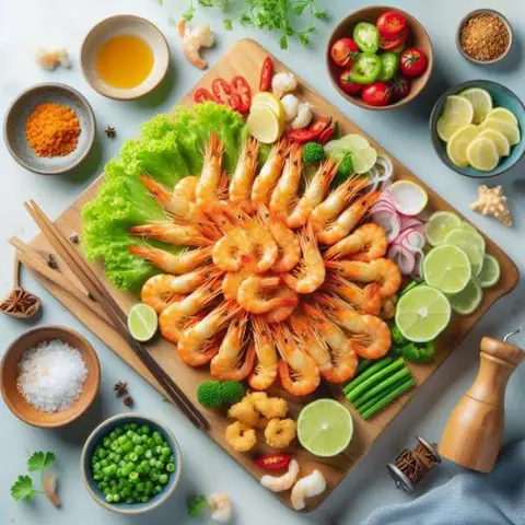 10+ Cách Bày Tôm Chiên Đẹp, Hấp Dẫn Cho Bữa Ăn Thêm Sang Trọng