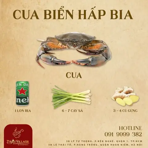 Cách Chế Biến Cua Biển Hấp Chuẩn Vị Ngon Ngọt Thịt