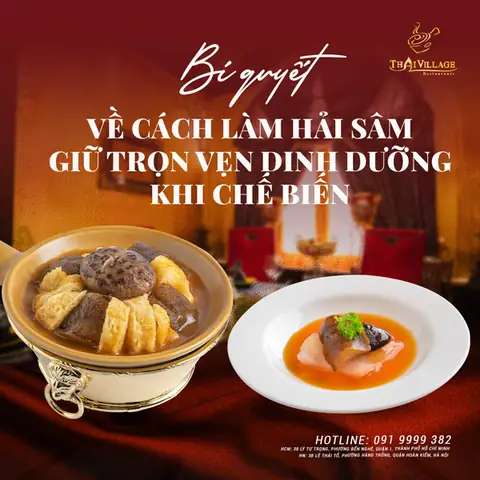 Các Cách Chế Biến Hải Sâm Tươi Thơm Ngon, Bổ Dưỡng Tại Nhà