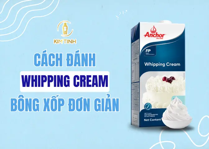 Cách Đánh Bông Whipping Cream Chuẩn Chỉ Như Thợ Làm Bánh