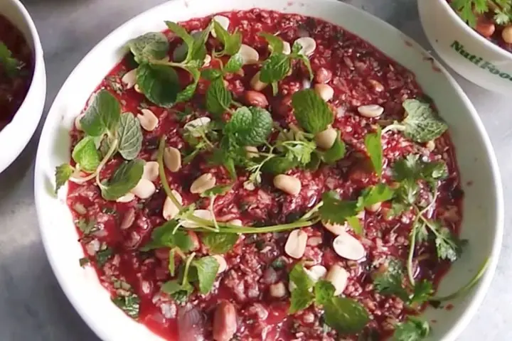 Cách Đánh Tiết Canh Ngan Bằng Nước Mắm