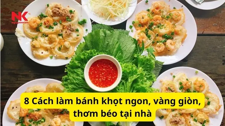 Cách Đổ Bánh Khọt Ngon