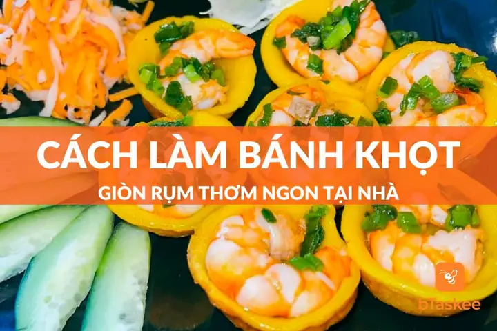 Cách Đổ Bánh Khọt Ngon