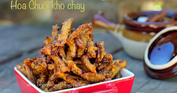 Cách Kho Hoa Chuối Chay Ngon Chuẩn Vị Miền Tây
