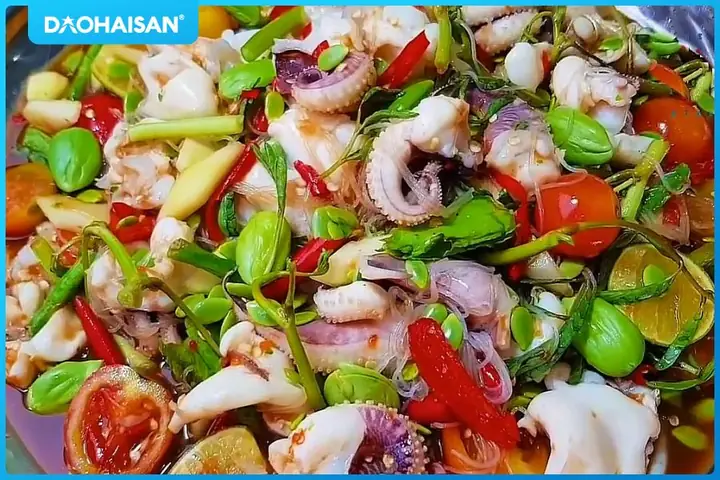 Cách Làm Bạch Tuộc Sốt Thái