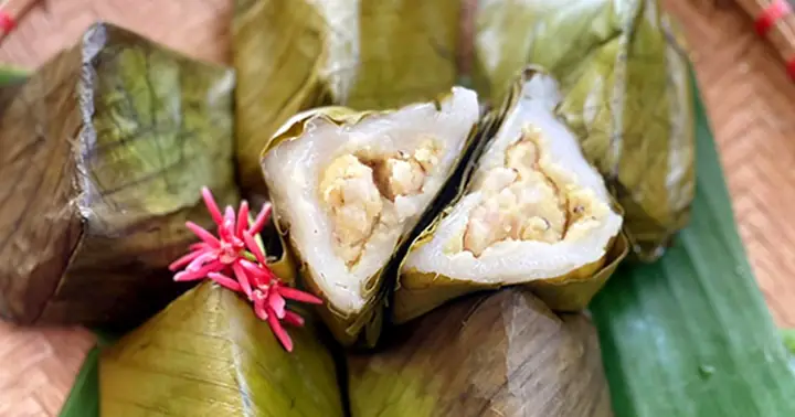 Cách Làm Bánh Nếp Nhân Thịt Gói Lá Chuối