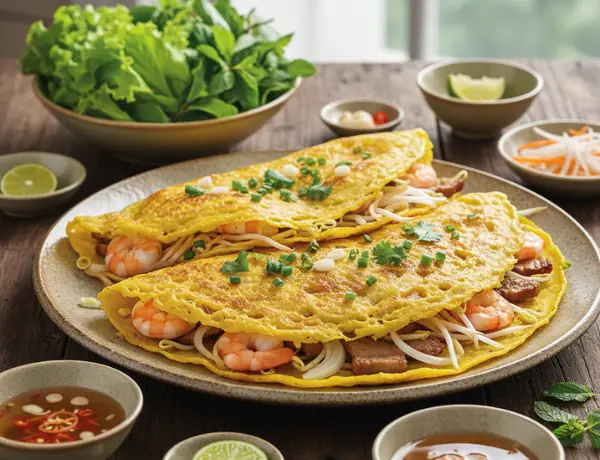Cách Làm Bánh Xèo Tôm Thịt Giòn Rụm, Vàng Ươm Chuẩn Vị Miền Tây