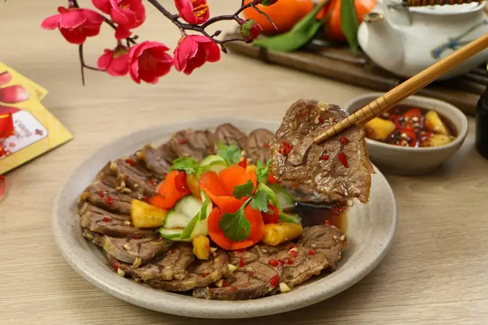 Cách Làm Bắp Bò Ngâm Mắm Không Bị Cứng