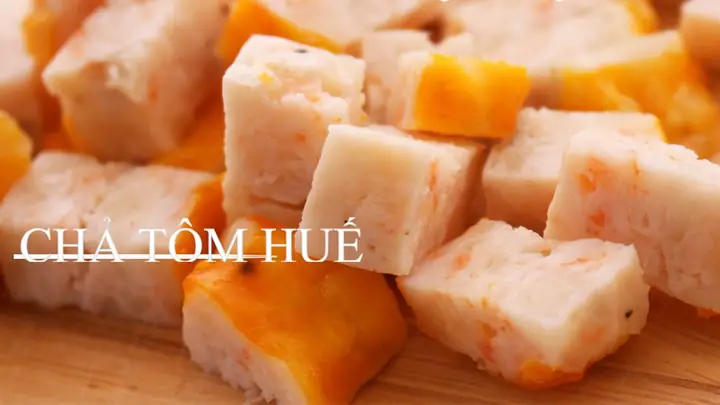 Cách Làm Chả Tôm Ăn Bún Bò Huế Chuẩn Vị, Dai Giòn Sần Sật