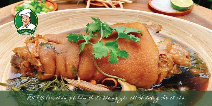 Cách Làm Chân Giò Hầm Nguyên Chiếc Ngon Chuẩn Vị, Thịt Mềm Không Bị Khô