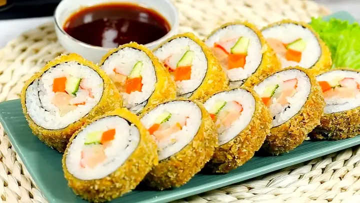 Cách Làm Cơm Cuộn Chiên Giòn Rụm, Thơm Ngon Ngay Tại Bếp