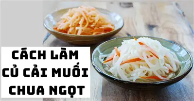 Cách Làm Củ Cải Muối Chua Cay Giòn Ngon, Chuẩn Vị Hàn Quốc