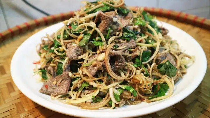 Cách Làm Gỏi Bò Bắp Chuối