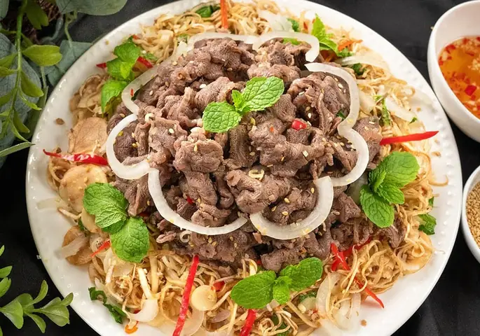 Cách Làm Gỏi Bò Bắp Chuối
