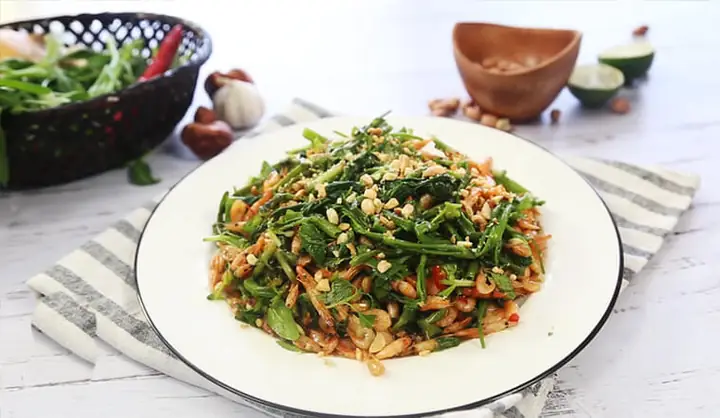 Cách Làm Nộm Tép Rau Muống Chua Ngọt Đậm Đà, Giòn Ngon Khó Cưỡng Cách Làm Nộm Tép Rau Muống Chua Ngọt Đậm Đà, Giòn Ngon Khó Cưỡng