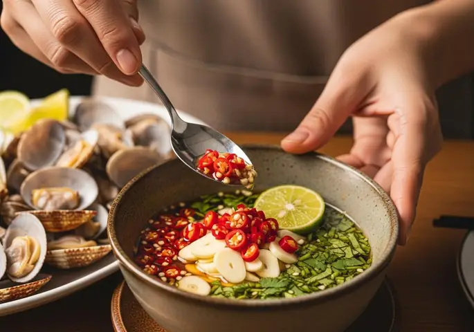 Cách Làm Nước Mắm Ăn Nghêu Hấp Thái Chuẩn Vị Nam Bộ