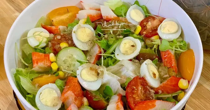 Cách Làm Salad Thanh Cua Thanh Mát, Chuẩn Vị Nhật Cho Ngày Hè