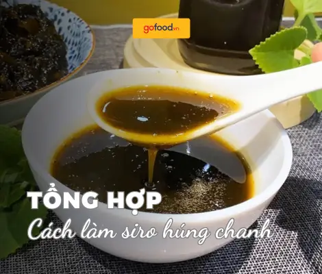 Cách Làm Siro Húng Chanh Tại Nhà Chuẩn Vị, An Toàn Cho Mọi Nhà