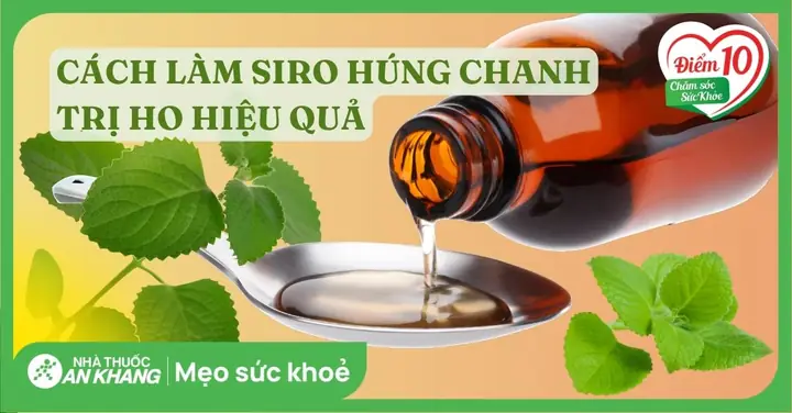 Cách Làm Siro Húng Chanh Tại Nhà Chuẩn Vị, An Toàn Cho Mọi Nhà