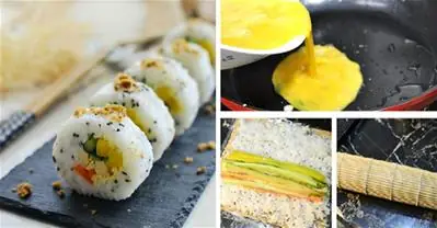 Cách Làm Sushi Không Cần Rong Biển