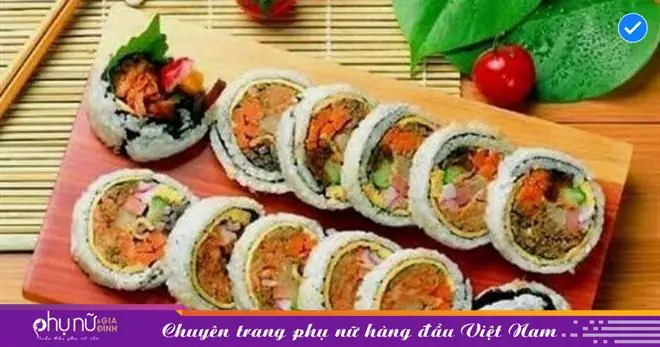 Cách Làm Sushi Không Cần Rong Biển