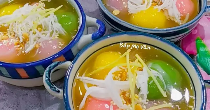 Cách Làm Trôi Nước Nhiều Màu Thơm Ngon, Bắt Mắt Tại Nhà