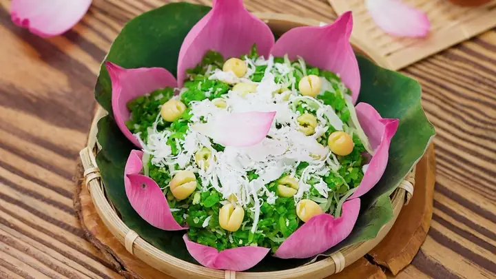 Cách Làm Xôi Cốm Hạt Sen Thơm Ngon Chuẩn Vị Ngày Thu