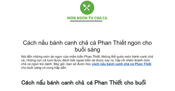 Cách Nấu Bánh Canh Chả Cá Phan Thiết Chuẩn Vị Miền Trung