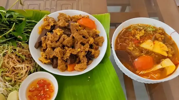 Cách Nấu Bún Bò Rau Răm