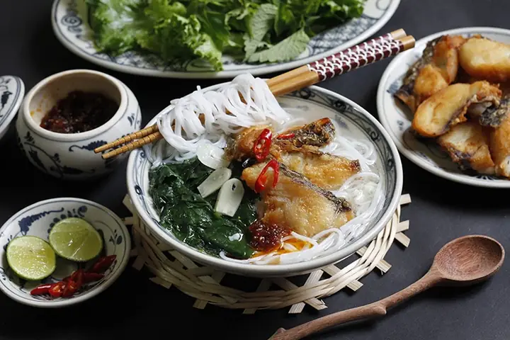 Cách Nấu Bún Cá Rô Đồng Rau Ngót Chuẩn Vị Bắc
